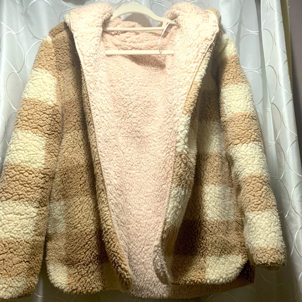 Womens Plush Reversible Jacket Size:Small